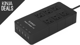 This 6-Outlet Surge Protector Doubles as a USB Power Hub